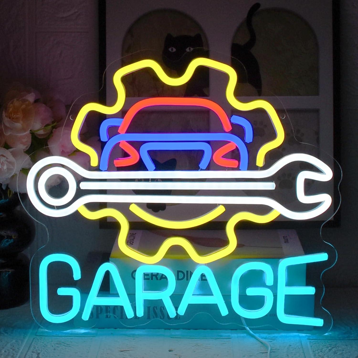 Neon Sign Party - ป้ายไฟนีออนสำหรับโรงรถ ใช้พลังงานจาก USB ไฟ LED ปรับความสว่างได้
