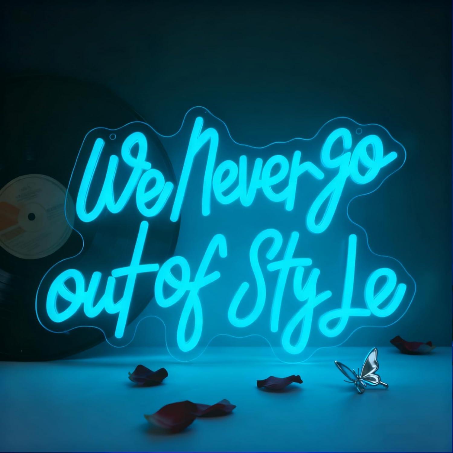 Neon Sign Party - ป้ายไฟนีออน We Never Go Out Of