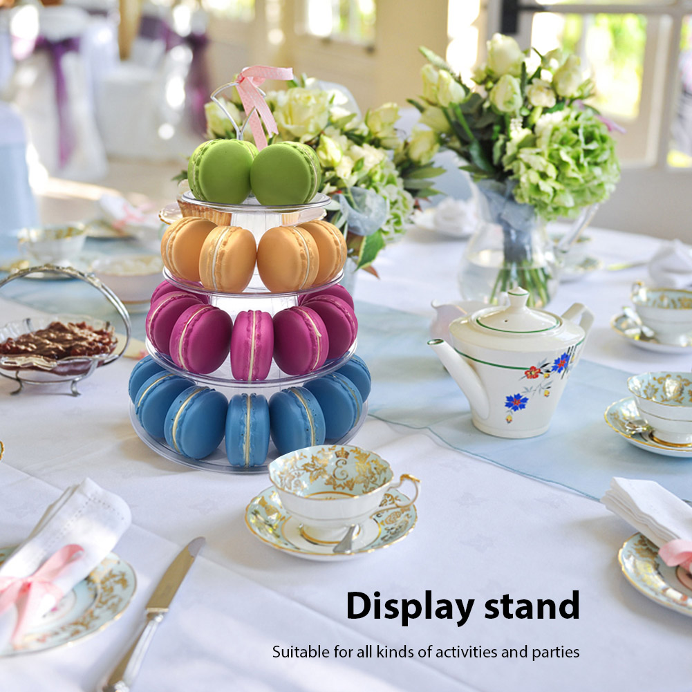 Cupcake Stand Tier - ชั้นวางมาการอง 4/6 ชั้น สำหรับจัดแสดงมาการอง คัพเค้ก และขนมหวาน