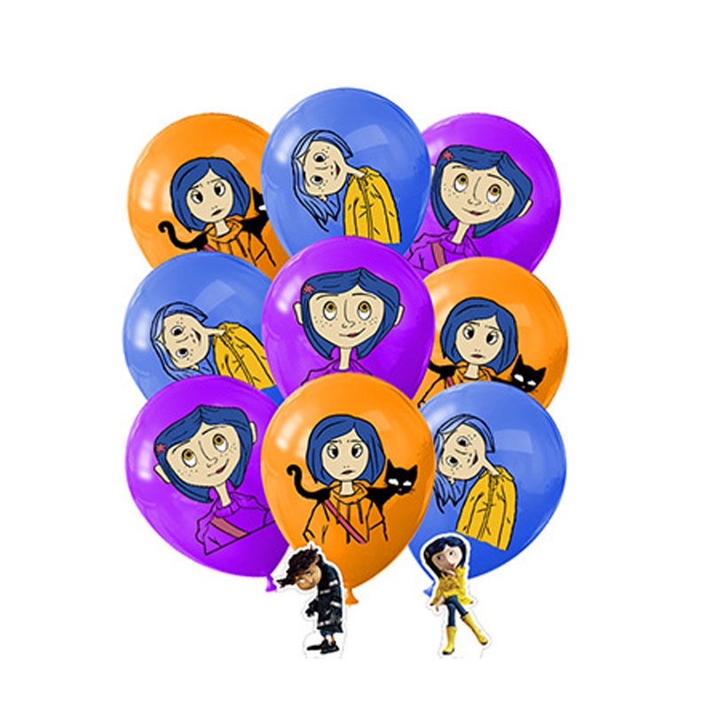 Supply Event - ชุดตกแต่งงานวันเกิดธีมภาพยนตร์เรื่อง Coraline The Secret Door จำนวน
