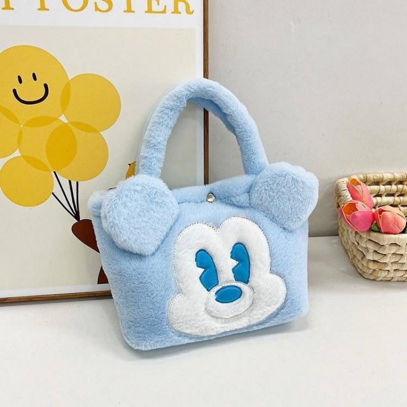 Party Favor Bag - ดิสนีย์มิกกี้, กระเป๋าโยคะลายโฟรเซ่น, กระเป๋าเก็บของ, กระเป๋าขนนุ่มลายน่ารัก, กระเป๋าพกพา, ของขวัญสำหรับงานปาร์ตี้,