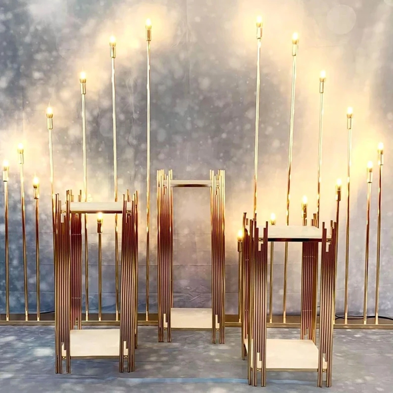 ฉากหลังงานแต่งงาน ทางเดินโลหะส - Dessert Table Backdrop บทวิจารณ์และราคา