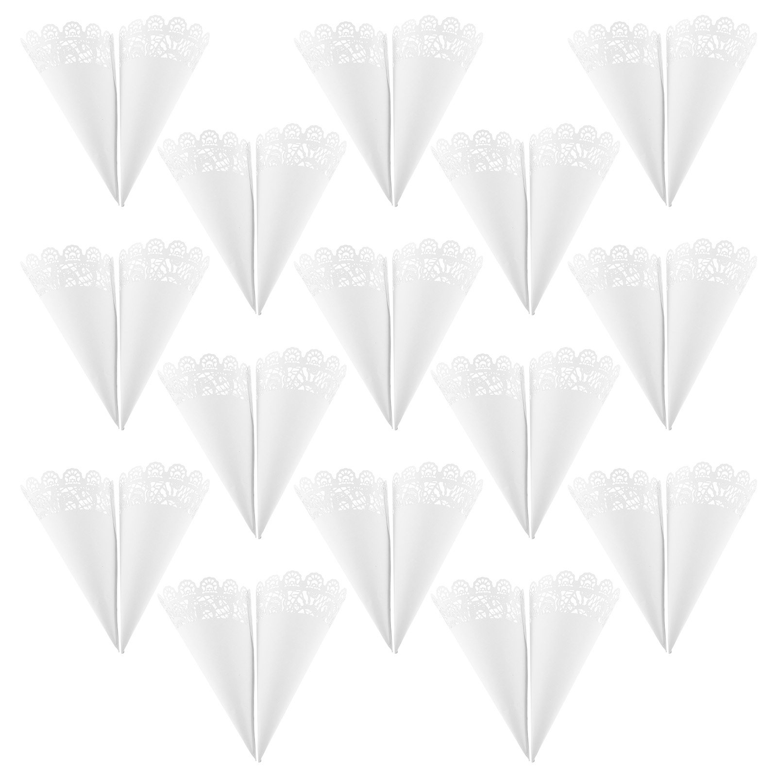 กรวยกระดาษหลากสี 50 ชิ้น สำหรั - Papercraft Supply Confetti บทวิจารณ์และราคา