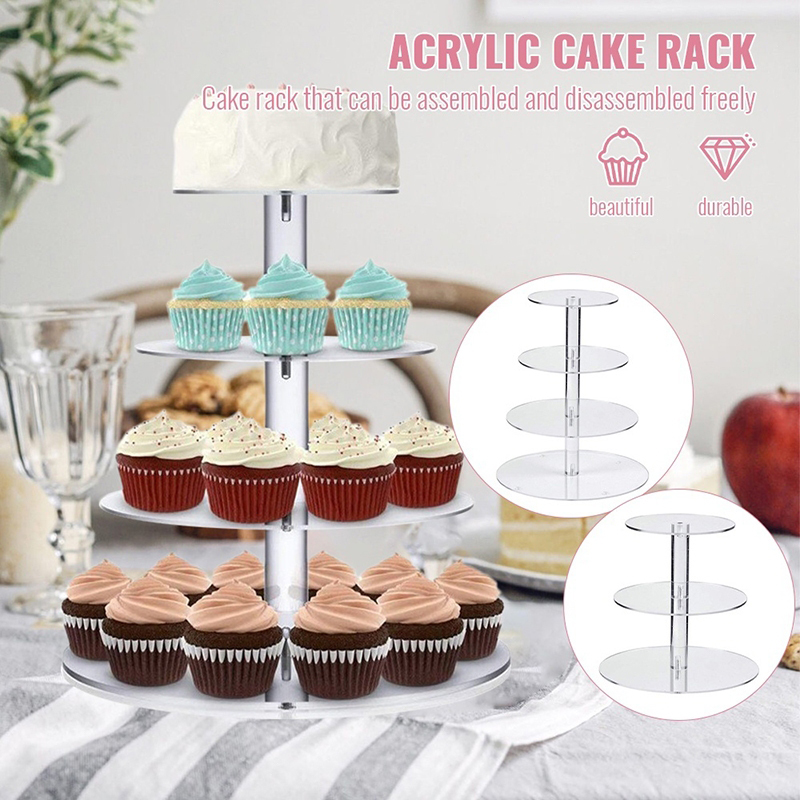 ชั้นวางคัพเค้กอะคริลิคทรงกลม 1 - Cupcake Stand Tier บทวิจารณ์และราคา