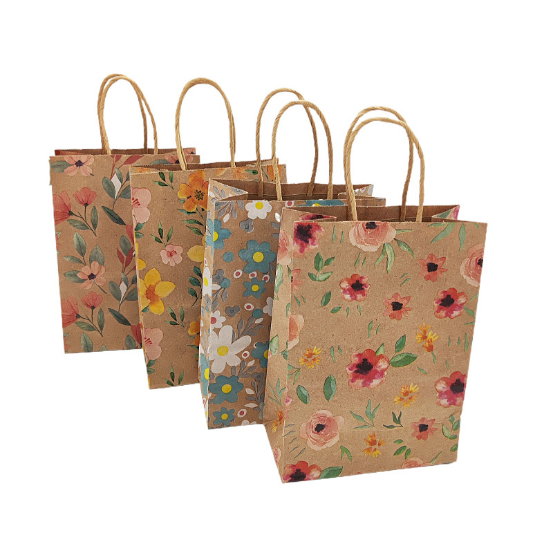 กระเป๋าของขวัญลายดอกไม้กระดาษค - Event Party Shop บทวิจารณ์และราคา