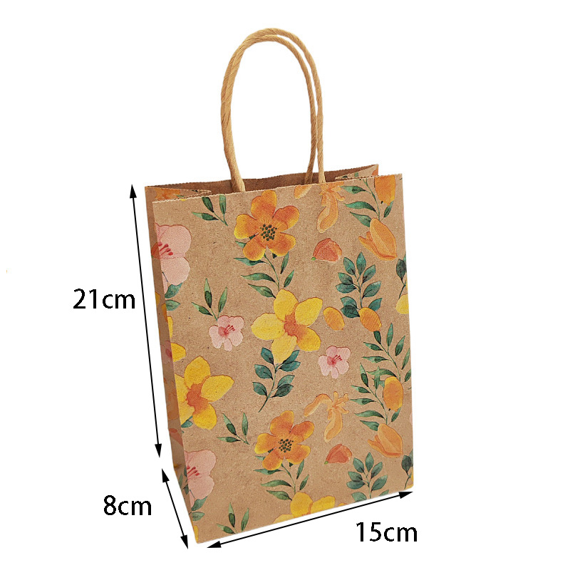 กระเป๋าของขวัญลายดอกไม้กระดาษค - Event Party Shop บทวิจารณ์และราคา