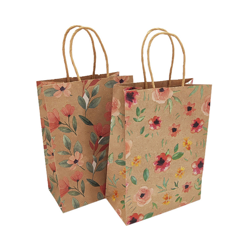 กระเป๋าของขวัญลายดอกไม้กระดาษค - Event Party Shop บทวิจารณ์และราคา