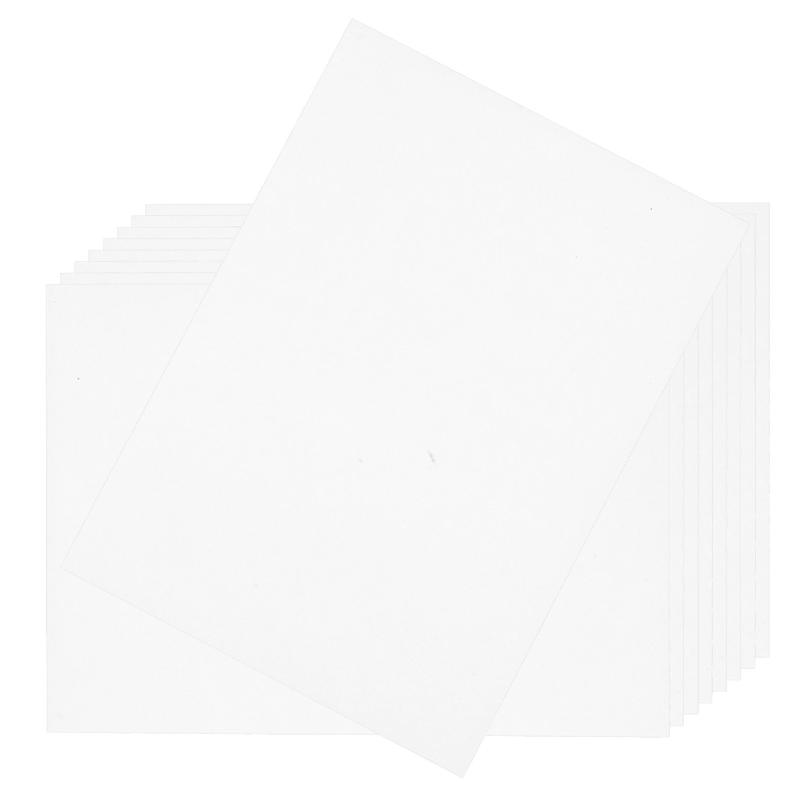 กระดาษการ์ดสีขาวหนา 50 แผ่น สำ - Papercraft Supply Invitation บทวิจารณ์และราคา