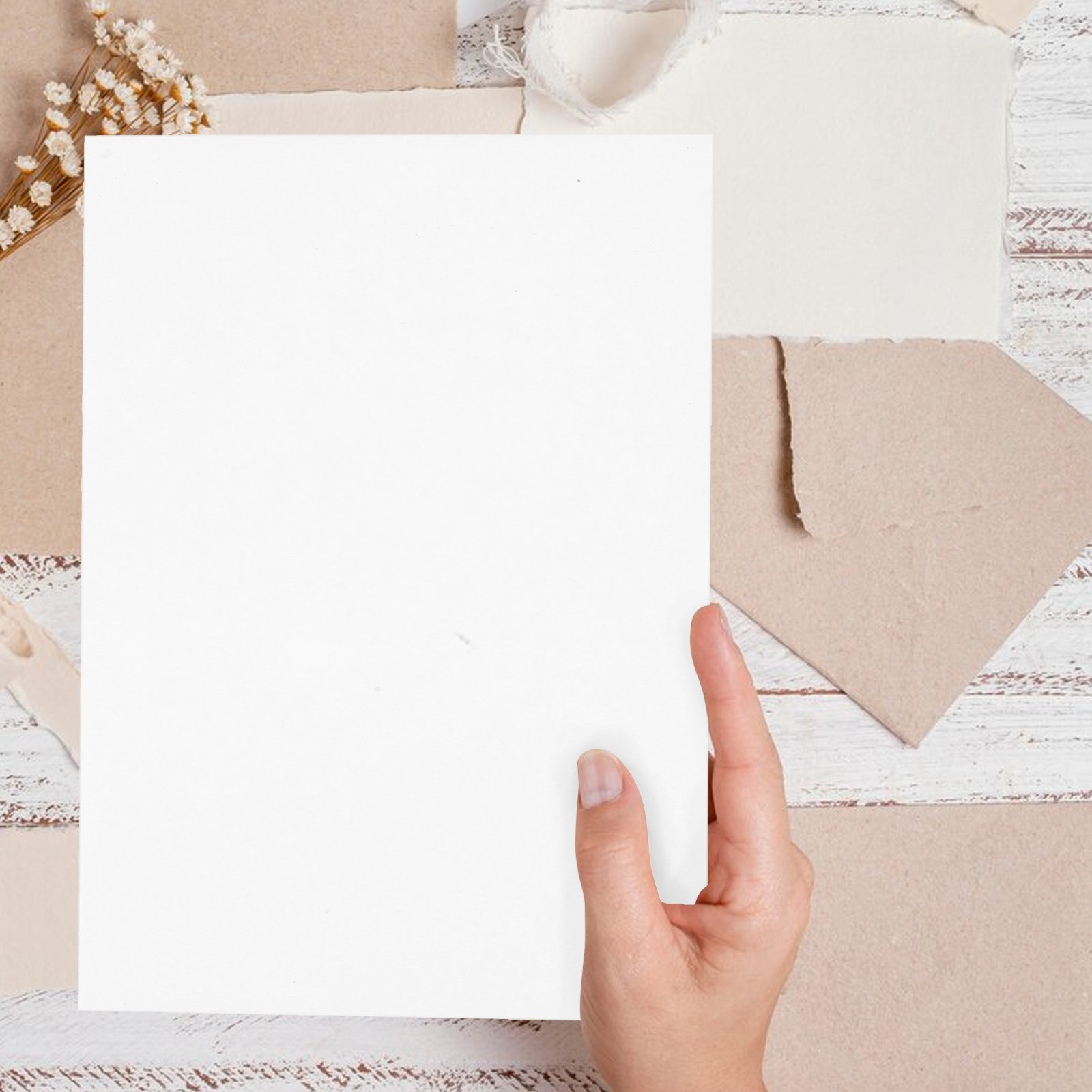 กระดาษการ์ดสีขาวหนา 50 แผ่น สำ - Papercraft Supply Invitation บทวิจารณ์และราคา