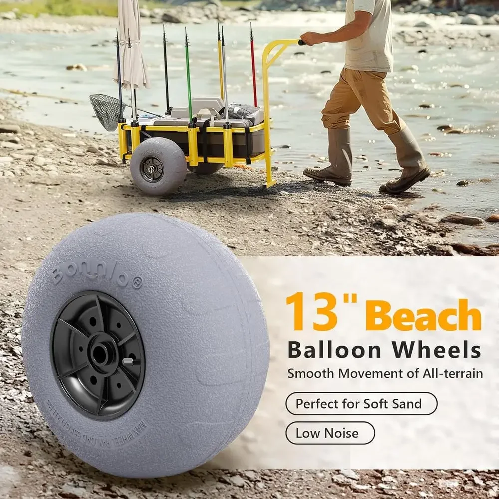 รถเข็นชายหาดพร้อมล้อบอลลูน 13  - Balloon Pump Hand บทวิจารณ์และราคา