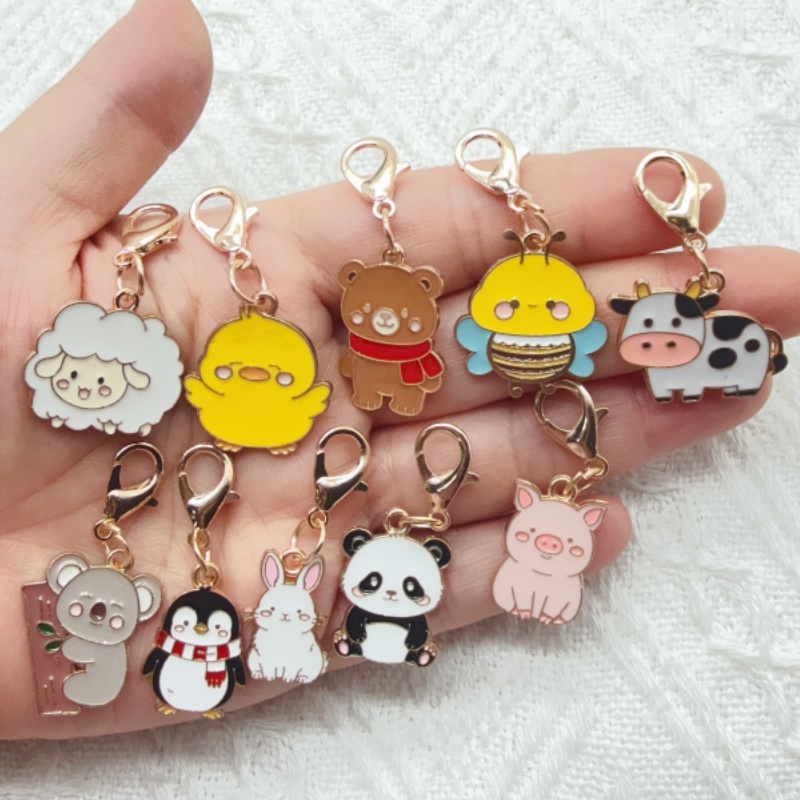 พวงกุญแจรูปสัตว์การ์ตูนแบบหยดน - Event Party บทวิจารณ์และราคา