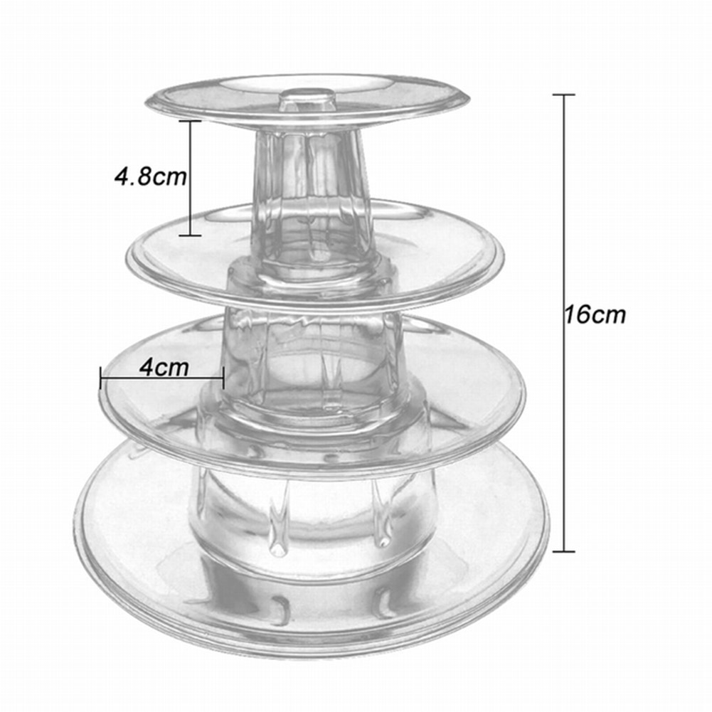ชั้นวางมาการอง 4/6 ชั้น สำหรับ - Cupcake Stand Tier บทวิจารณ์และราคา