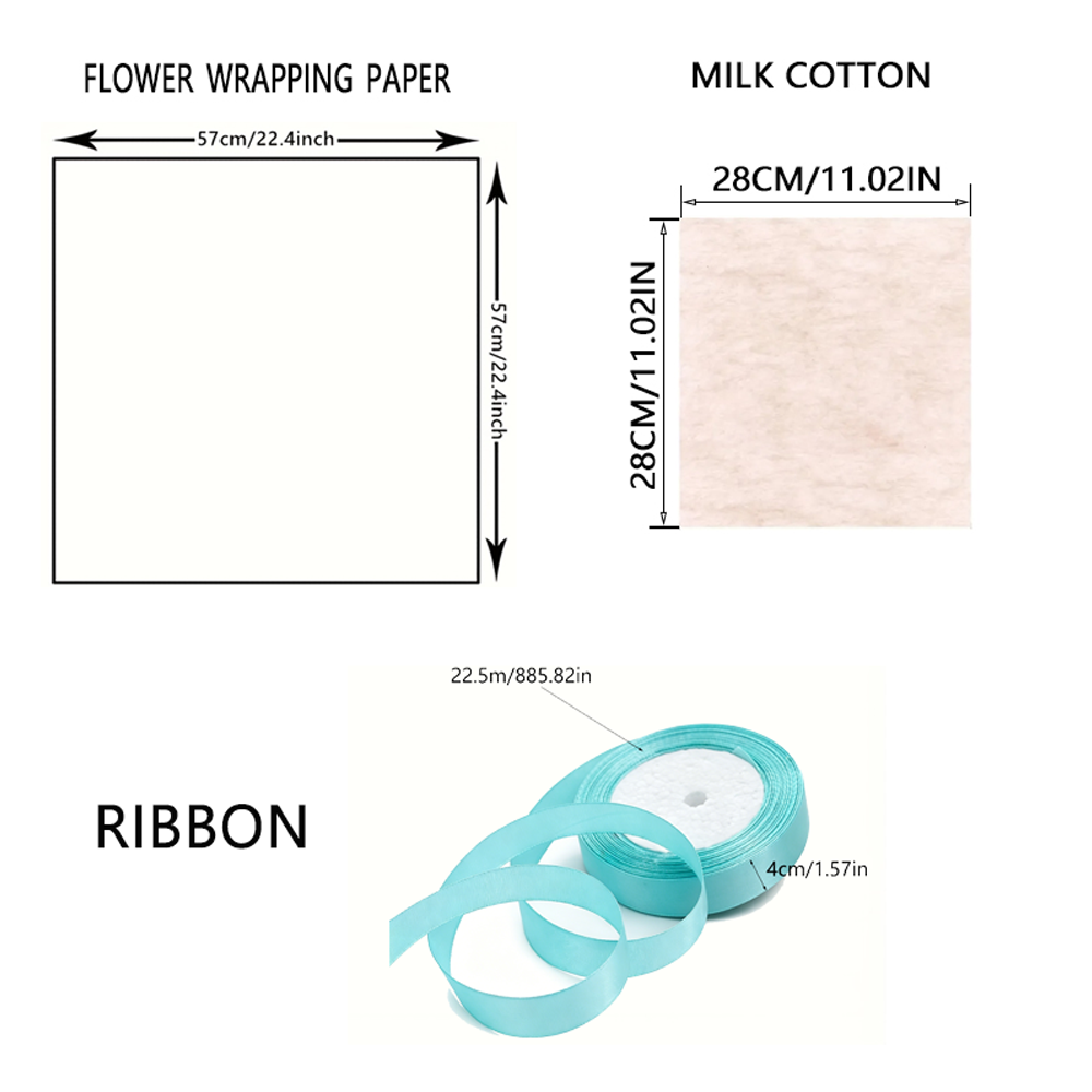 กระดาษห่อดอกไม้ลายดอกไม้ 20 แผ - Papercraft Supply Ribbon บทวิจารณ์และราคา
