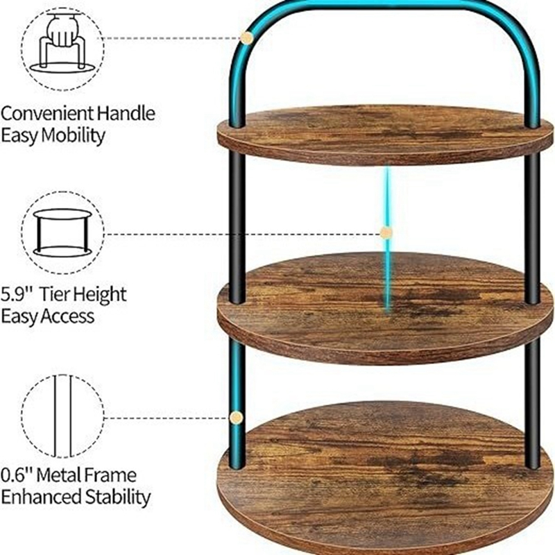 ชั้นวางคัพเค้กไม้ ABLN สำหรับจ - Cupcake Stand Tier บทวิจารณ์และราคา