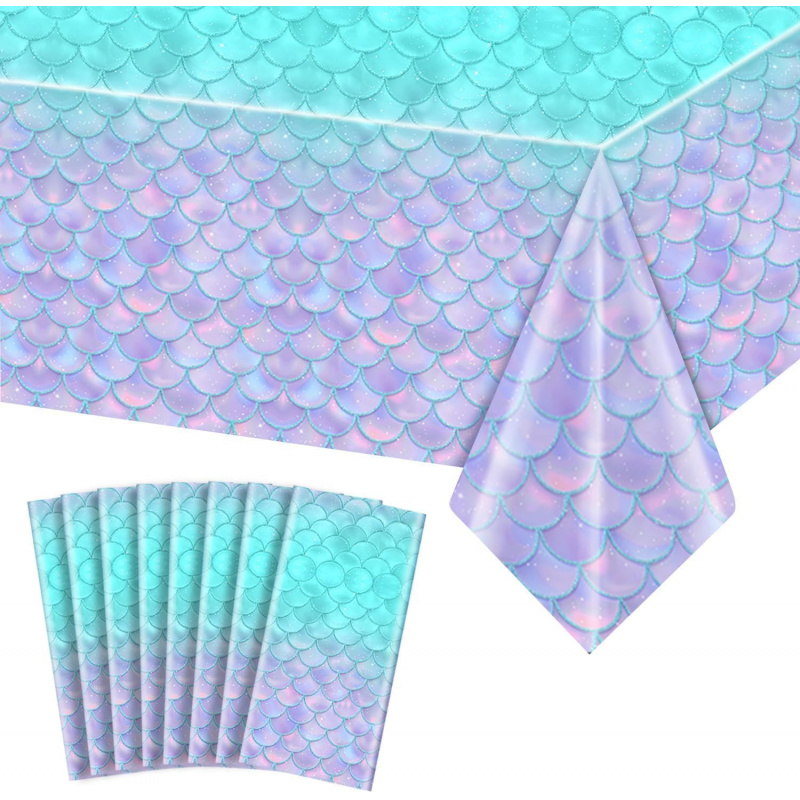 ผ้าปูโต๊ะนางเงือก - ตกแต่งวันเ - Table Cloth Disposable บทวิจารณ์และราคา