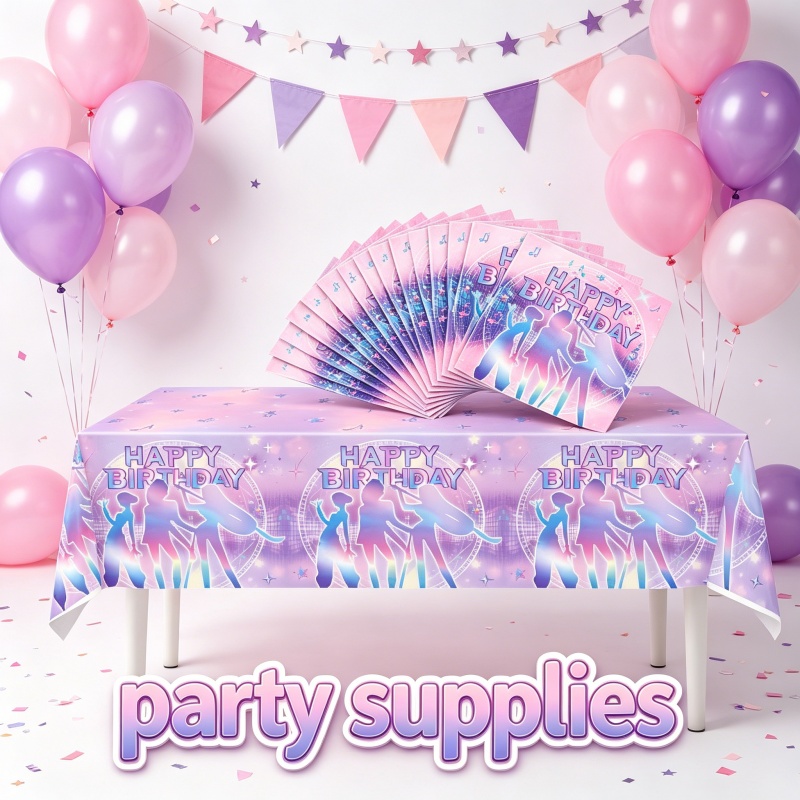 อุปกรณ์ตกแต่งงานปาร์ตี้วันเกิด - Table Cloth Disposable บทวิจารณ์และราคา