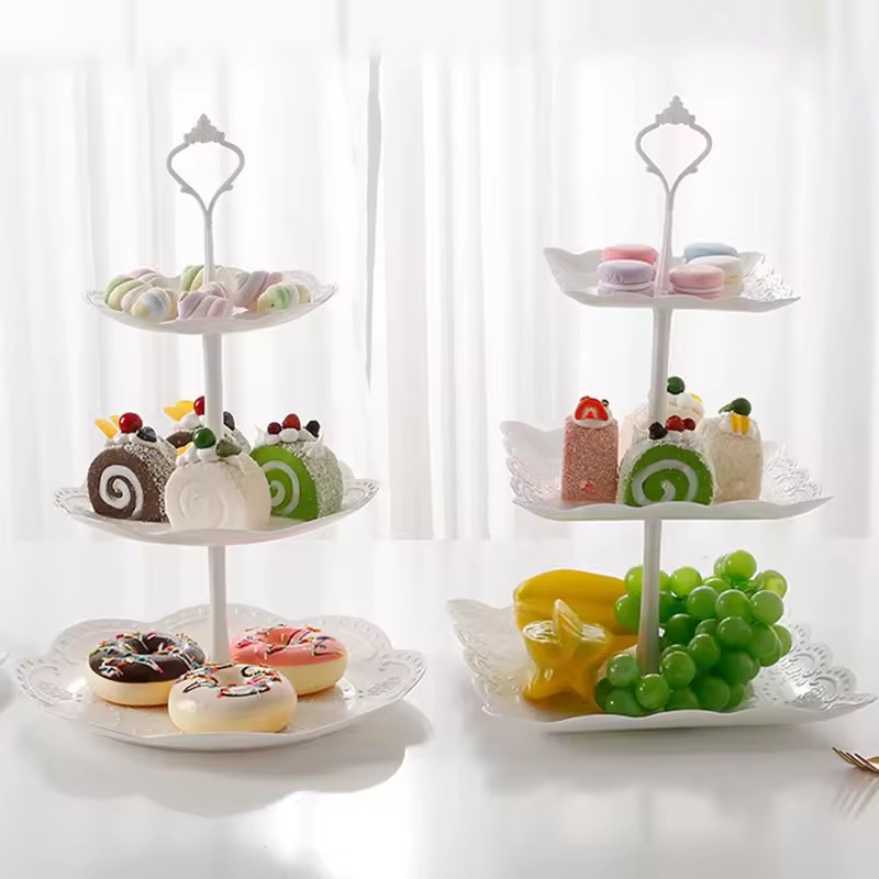 ชั้นวางเค้ก 3 ชั้น ชั้นวางคัพเ - Cupcake Stand Tier บทวิจารณ์และราคา