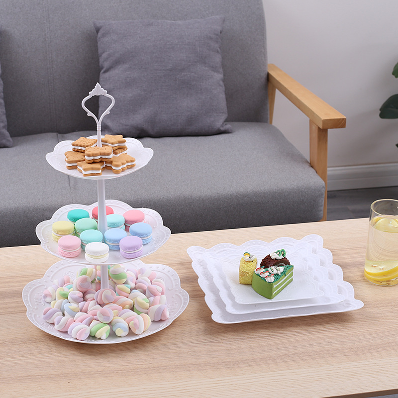 ชั้นวางเค้ก 3 ชั้น ชั้นวางคัพเ - Cupcake Stand Tier บทวิจารณ์และราคา