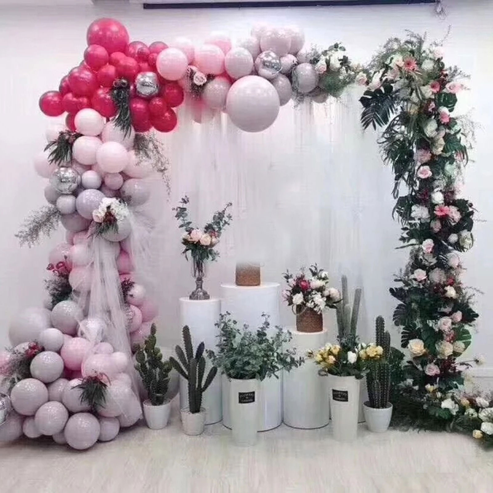 2.1x2 m/79x83 นิ้วทองจัดงานแต่ - Balloon Arch Kit บทวิจารณ์และราคา