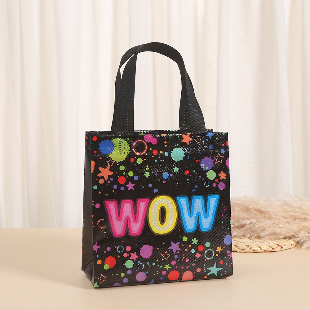 ถุงห่อของขวัญ ผ้าไม่ทอ ลายฟลูอ - Party Event Supply Store บทวิจารณ์และราคา