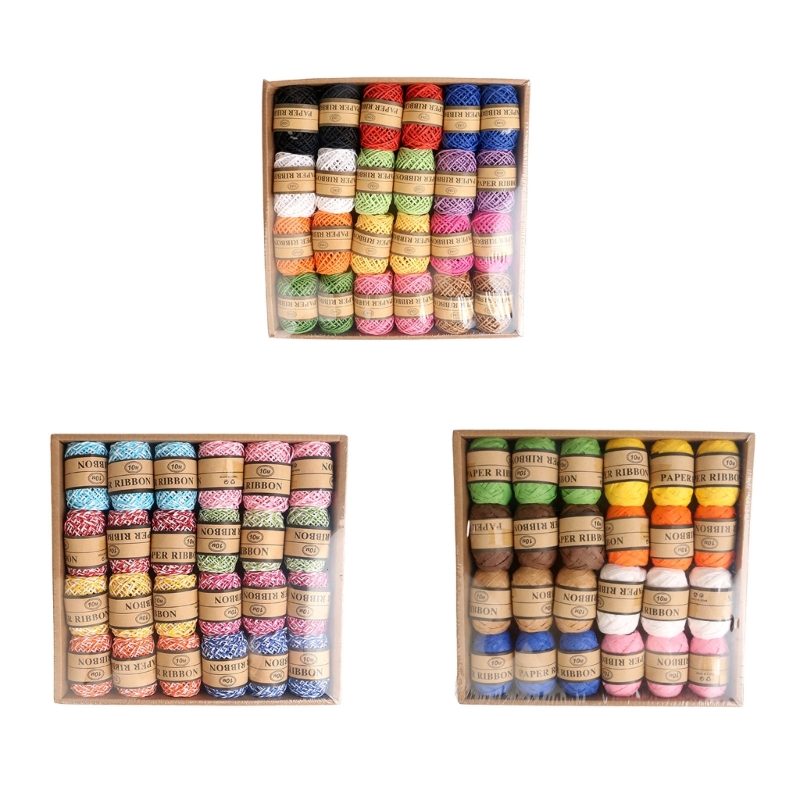 ริบบิ้นกระดาษสีคละแบบสำหรับงาน - Papercraft Supply Ribbon บทวิจารณ์และราคา