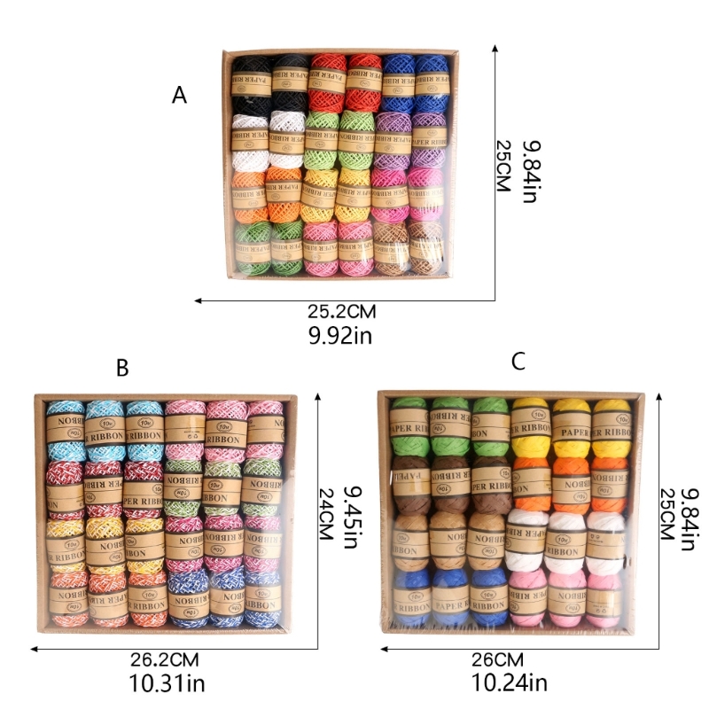 ริบบิ้นกระดาษสีคละแบบสำหรับงาน - Papercraft Supply Ribbon บทวิจารณ์และราคา