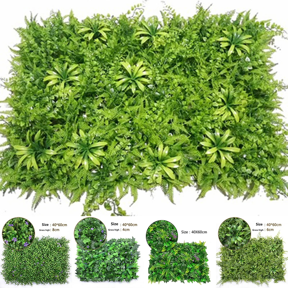 40*60 ซม.สนามหญ้าประดิษฐ์หญ้าผ - Flower Wall Panel บทวิจารณ์และราคา