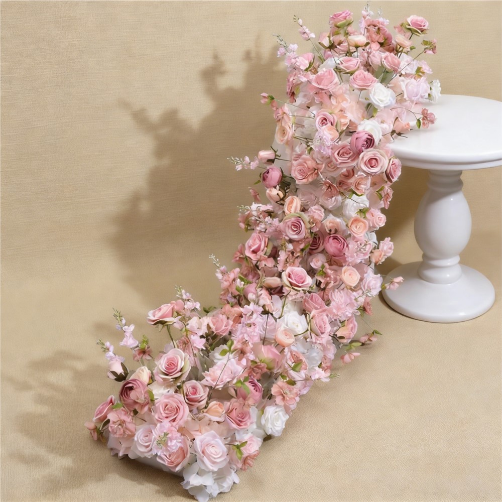ดอกไม้ประดิษฐ์ Uflower แถวดอกไ - Flower Wall Panel บทวิจารณ์และราคา