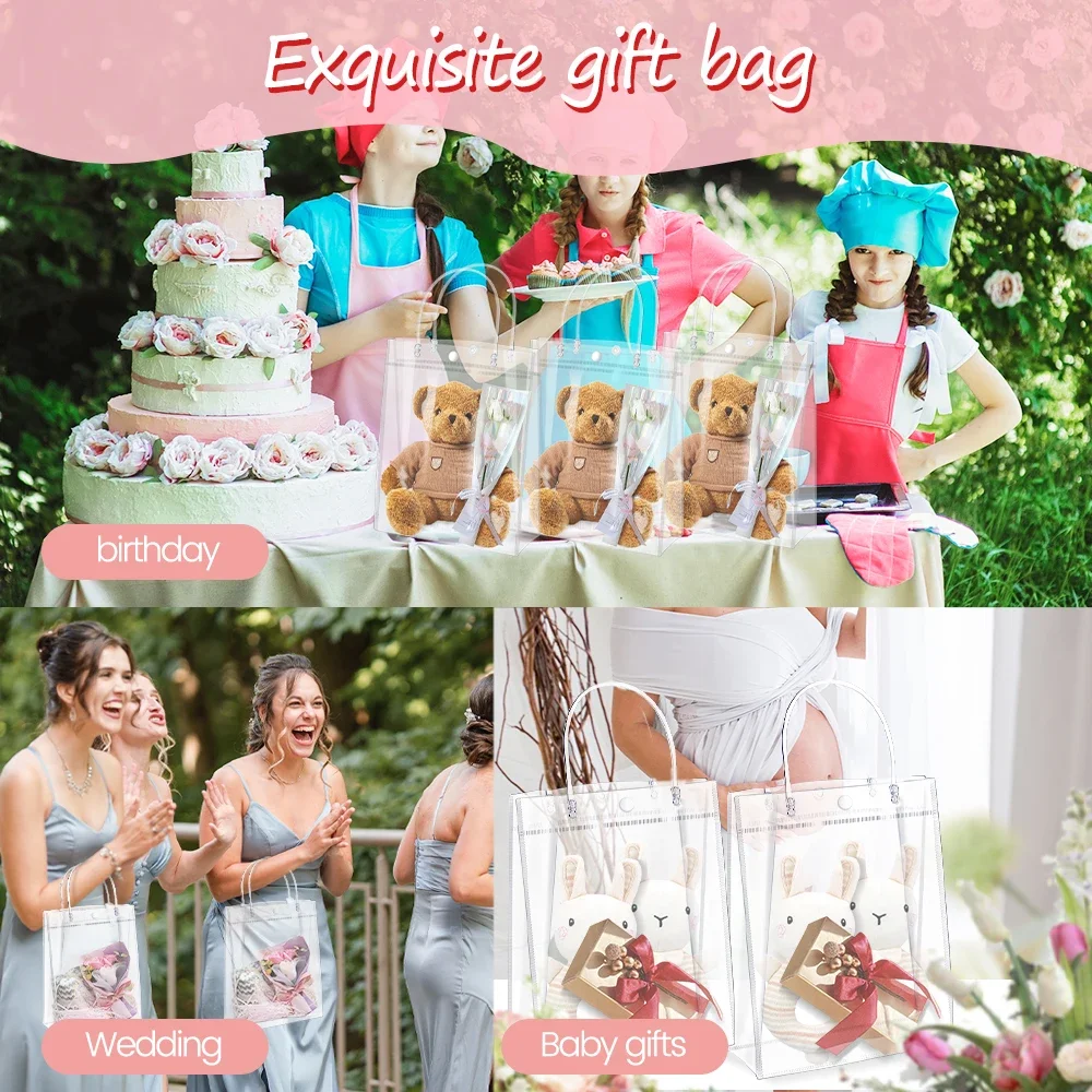 ถุงของขวัญ PVC ใสห่อพลาสติกใช้ - Event Party Shop บทวิจารณ์และราคา