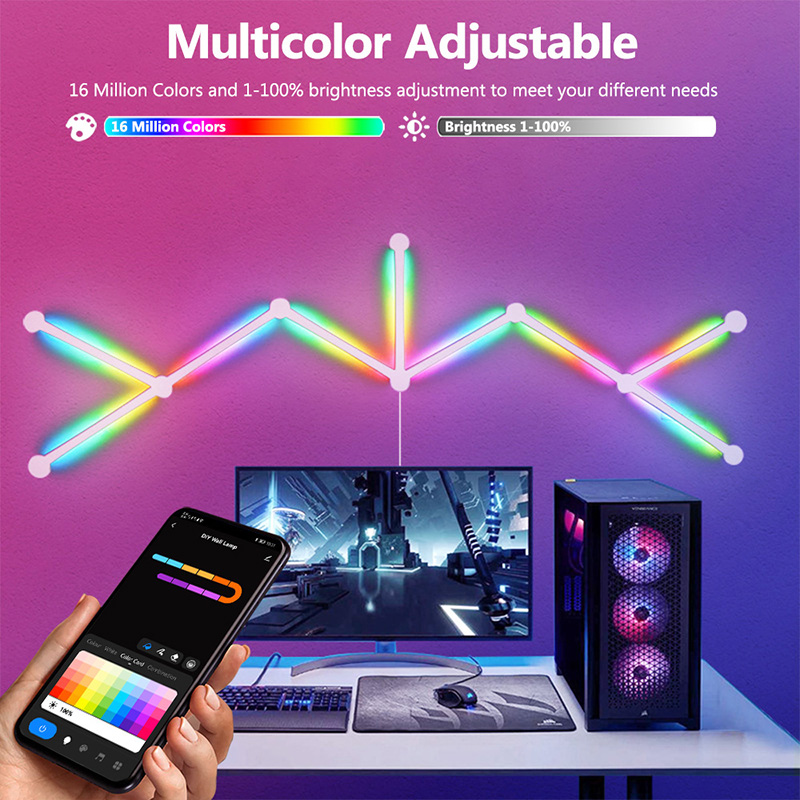 โคมไฟติดผนัง RGB อัจฉริยะ, ไฟ  - Neon Sign Party บทวิจารณ์และราคา