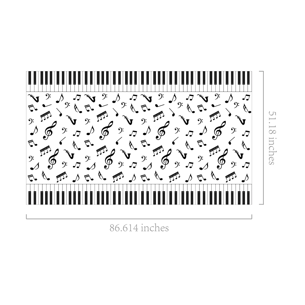 ผ้าปูโต๊ะลายโน้ตดนตรี 1 ชิ้น ส - Table Cloth Disposable บทวิจารณ์และราคา