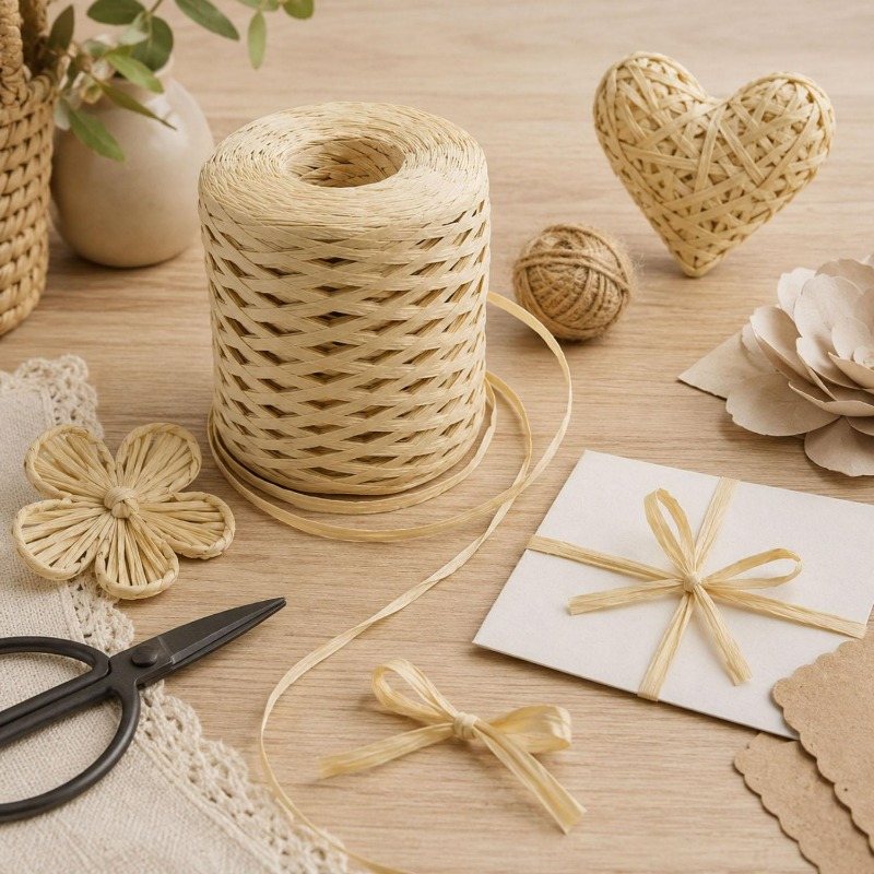 กระดาษริบบิ้นงานฝีมือสไตล์เรโท - Papercraft Supply Ribbon บทวิจารณ์และราคา