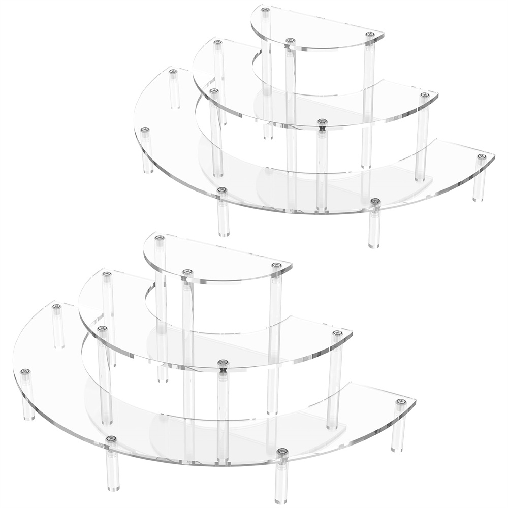 แท่นโชว์อะคริลิค 1/2 ชิ้น 3 ชั - Cupcake Stand Tier บทวิจารณ์และราคา