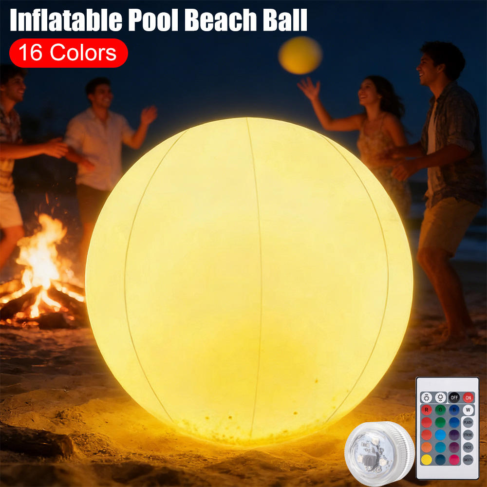 ลูกบอลชายหาดเป่าลมเรืองแสง LED - Led Balloon Light บทวิจารณ์และราคา