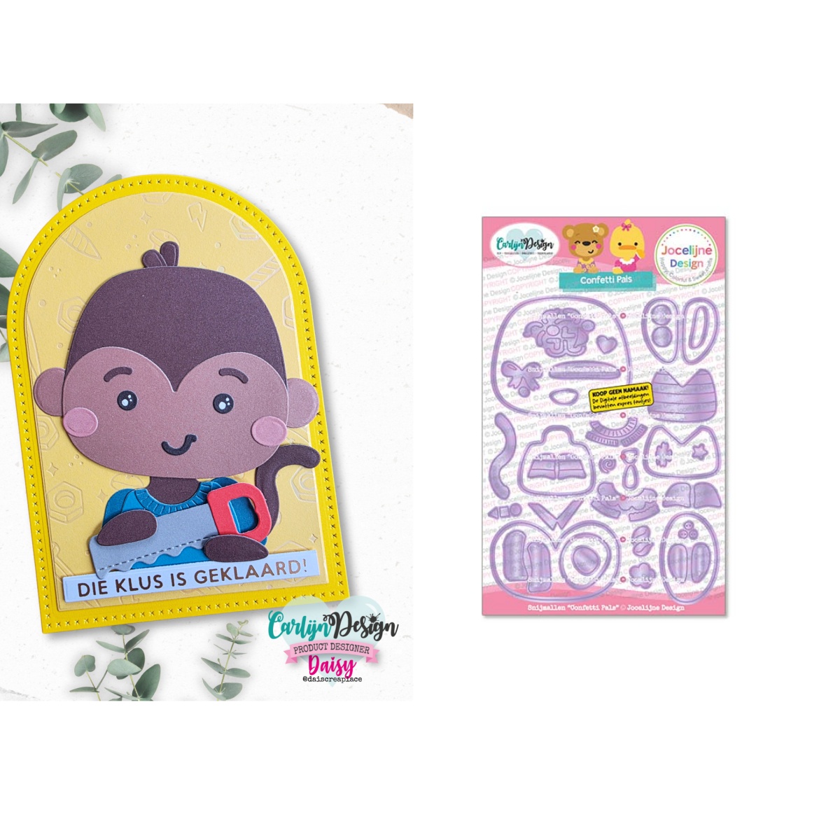 แม่พิมพ์ตัดโลหะ Confetti Pals  - Papercraft Supply Confetti บทวิจารณ์และราคา