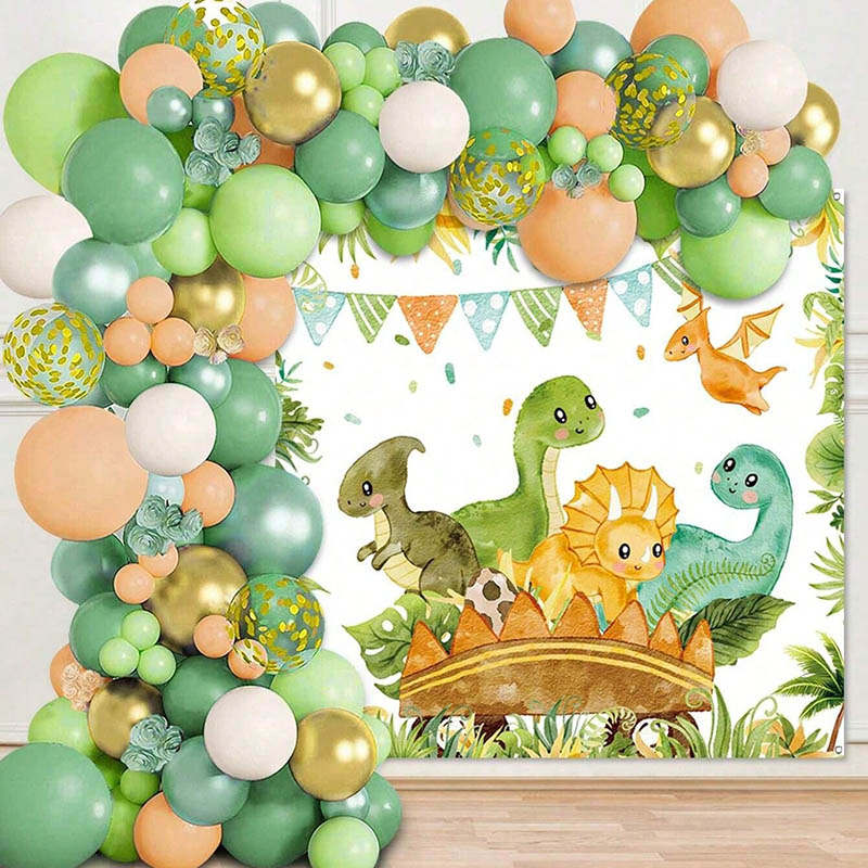 ชุดลูกโป่งไดโนเสาร์สำหรับงานวั - Balloon Arch Kit บทวิจารณ์และราคา