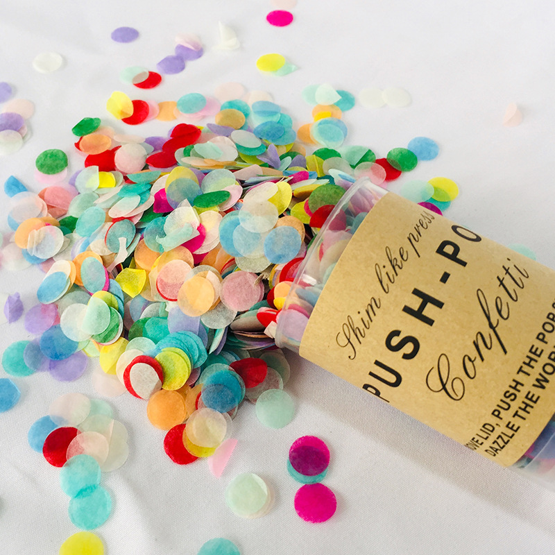 2pcs Multicolor กระดาษเศษฟอยล์ - Confetti Cannon Tube บทวิจารณ์และราคา