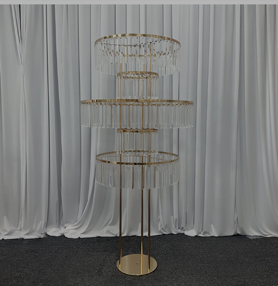 ชั้นวางดอกไม้คริสตัล 4 ชิ้น ขน - Party Event Supply Store บทวิจารณ์และราคา
