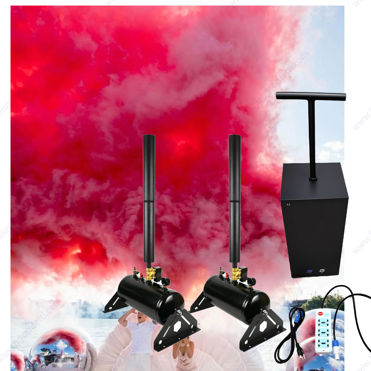 Confetti Streamer เครื่องอาบน้ - Confetti Cannon Tube บทวิจารณ์และราคา