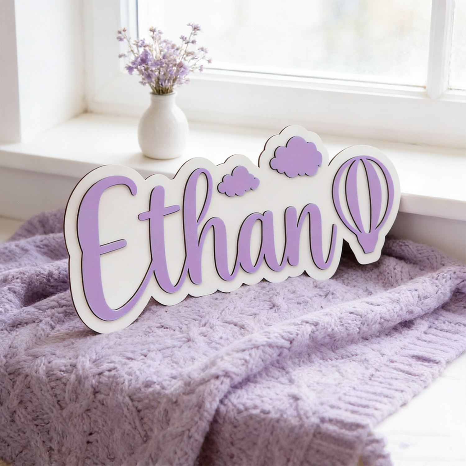 ป้ายชื่อห้องรูปบอลลูนลมร้อนและ - Eve Party บทวิจารณ์และราคา
