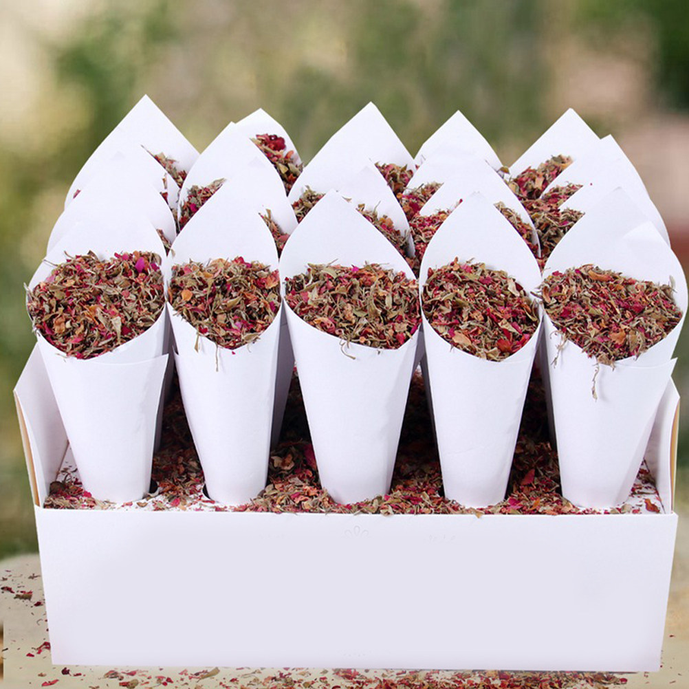 กรวยใส่ดอกไม้สำหรับงานแต่งงาน  - Papercraft Supply Confetti บทวิจารณ์และราคา