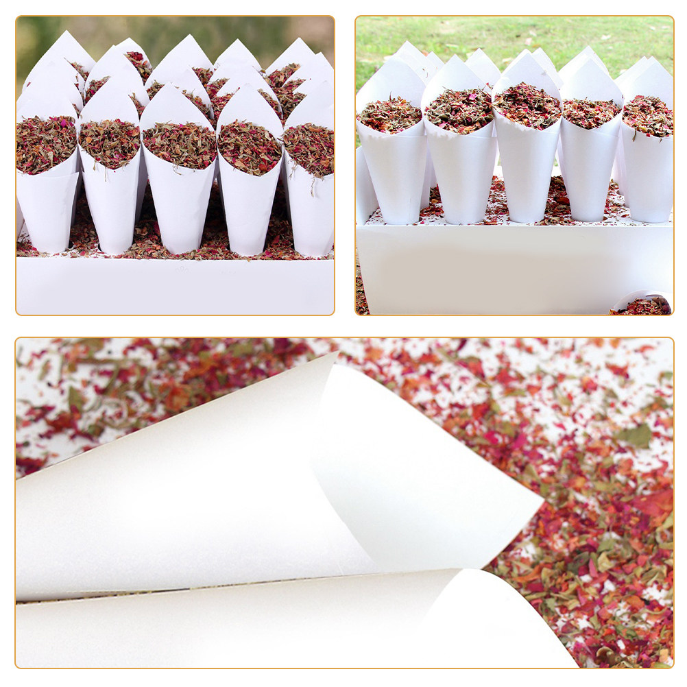 กรวยใส่ดอกไม้สำหรับงานแต่งงาน  - Papercraft Supply Confetti บทวิจารณ์และราคา