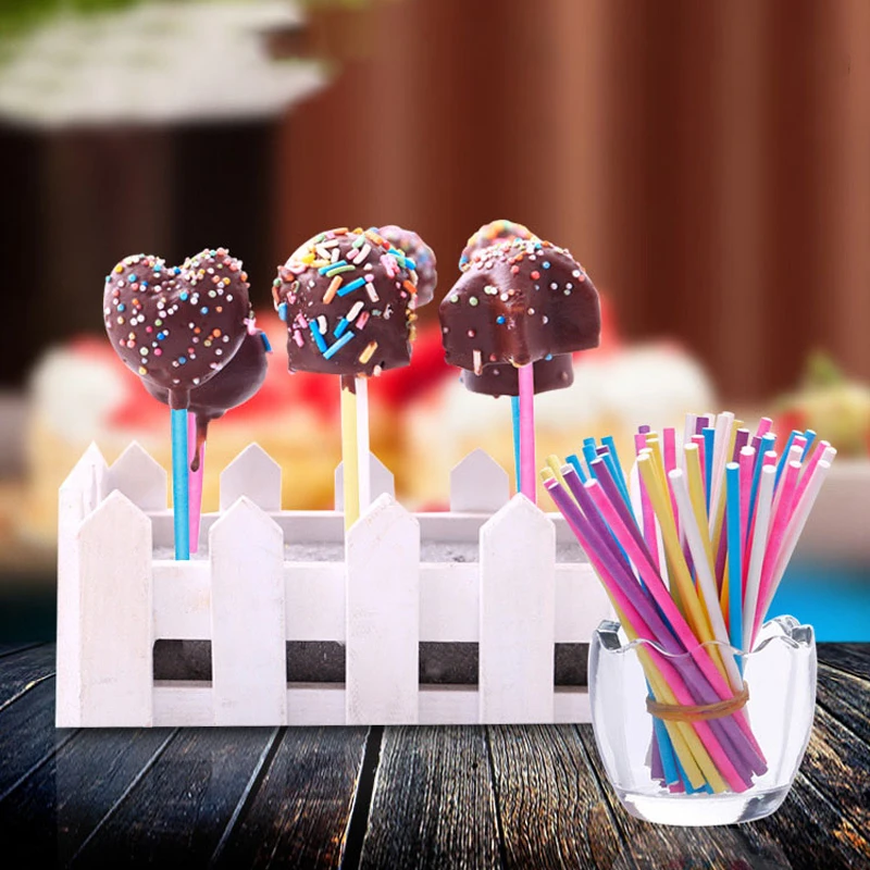 100 ชิ้น/ล็อตกระดาษ Lollipop S - Paper Straw Color บทวิจารณ์และราคา