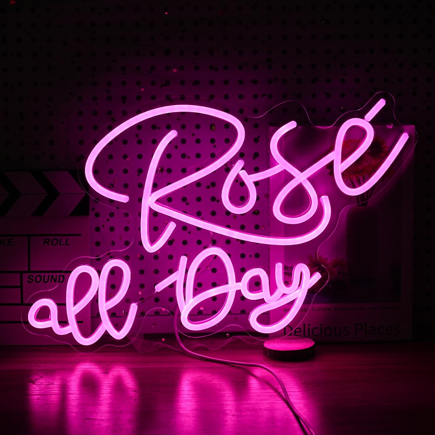 ป้ายไฟนีออนรูปดอกกุหลาบ ปรับคว - Neon Sign Party บทวิจารณ์และราคา