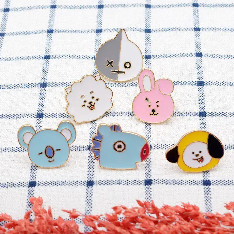 เข็มกลัดโลหะ BT21 ลายการ์ตูน ต - Supply Event บทวิจารณ์และราคา