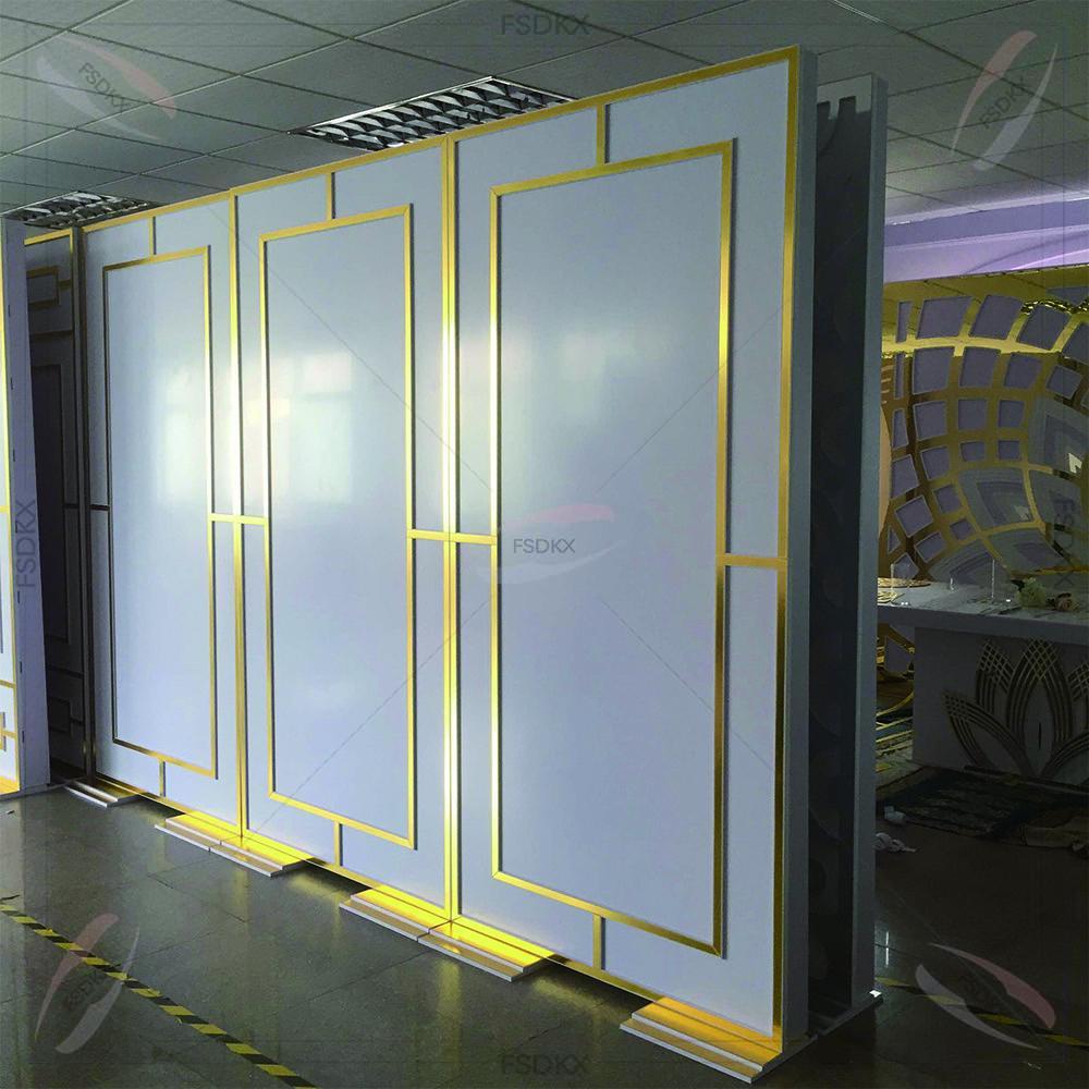 ฉากหลังงานปาร์ตี้สีทองเงา ฉากห - Event Party Supply Rental บทวิจารณ์และราคา