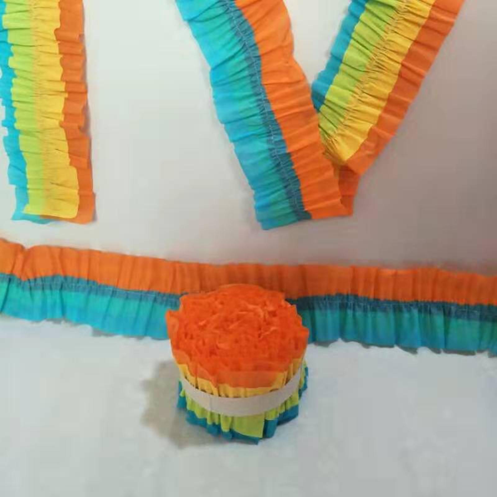 กระดาษย่น 2 ม้วน กระดาษเครป ริ - Papercraft Supply Ribbon บทวิจารณ์และราคา