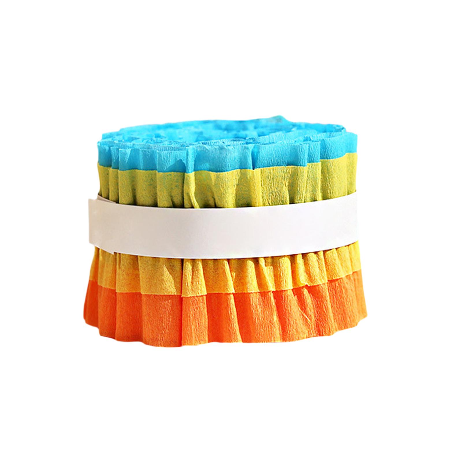 กระดาษย่น 2 ม้วน กระดาษเครป ริ - Papercraft Supply Ribbon บทวิจารณ์และราคา