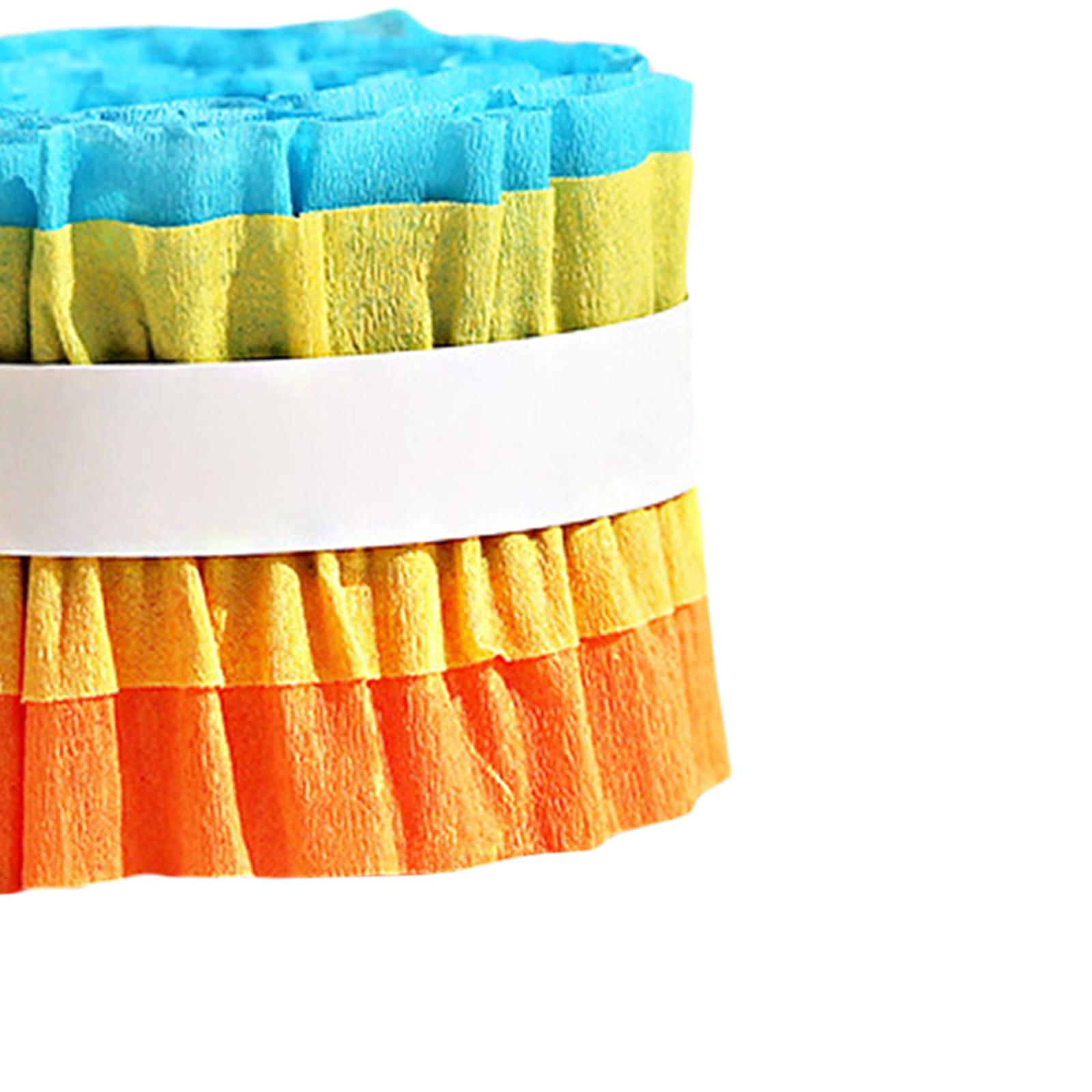 กระดาษย่น 2 ม้วน กระดาษเครป ริ - Papercraft Supply Ribbon บทวิจารณ์และราคา