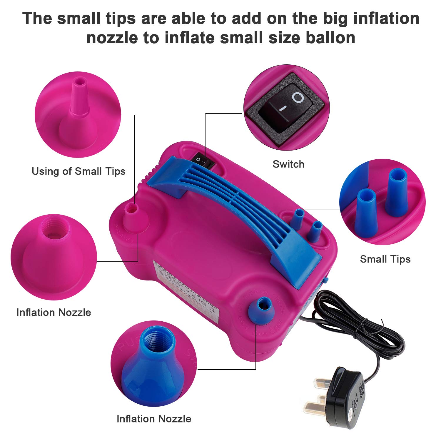 เครื่องเป่าลูกโป่งไฟฟ้าแบบพกพา - Balloon Pump Hand บทวิจารณ์และราคา